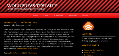 dark wordpress theme