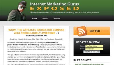 internet marketing gurus exposed