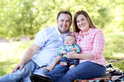 Cory, Lindsey and Caloway Miller in Oklahoma City (Pictures by Kelsi Pritchard)